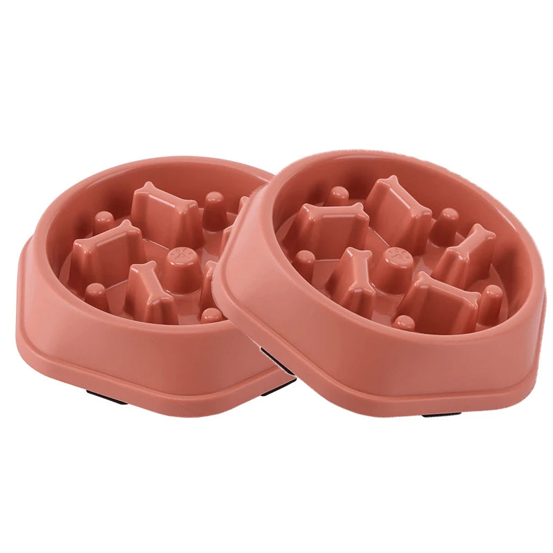 "Slow Feeder Dog Bowl – Anti-Choke, Non-Slip Puzzle Design"