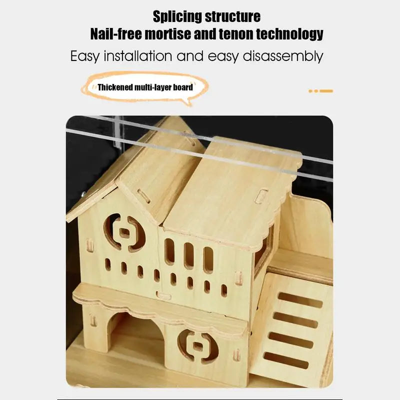 Sturdy Hamster House Large Space Hamster House