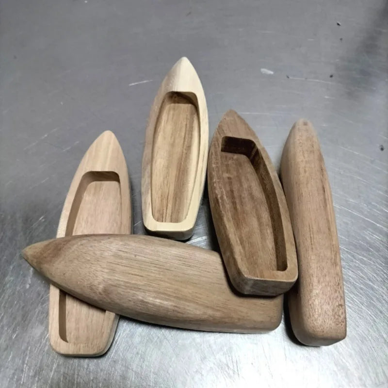 Handmade Wooden Boat Aquarium Decoration