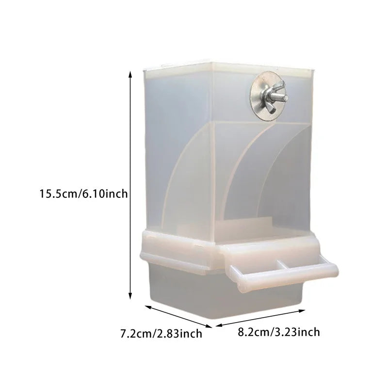 Acrylic No Mess Bird Feeders Automatic