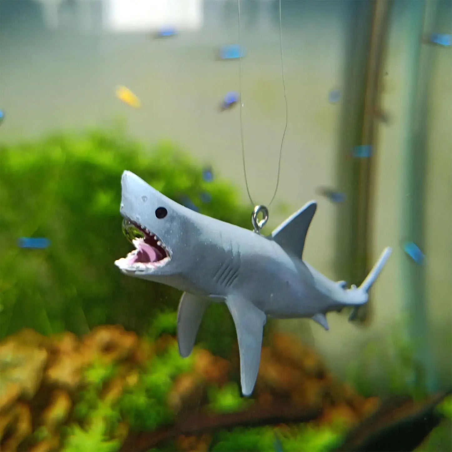 Floating Shark Aquarium Landscape Decoration