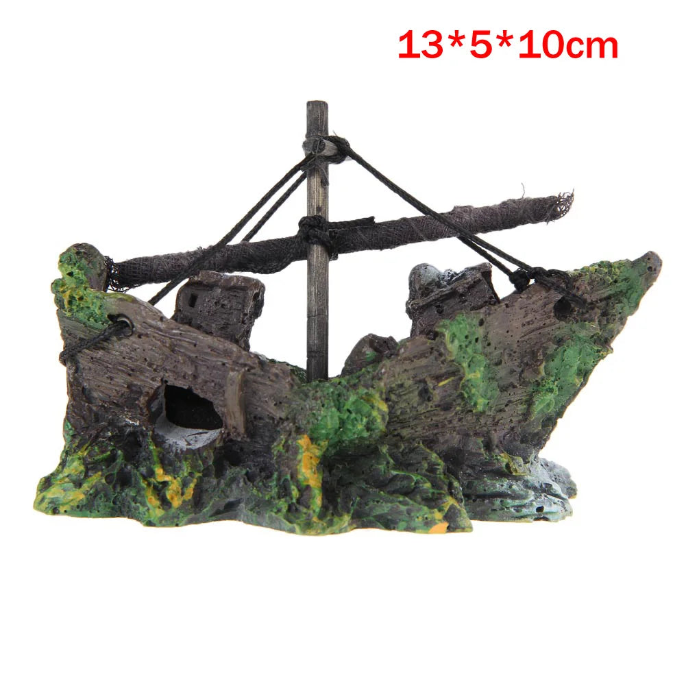 Aquarium Hollow Log Decor Multifunction