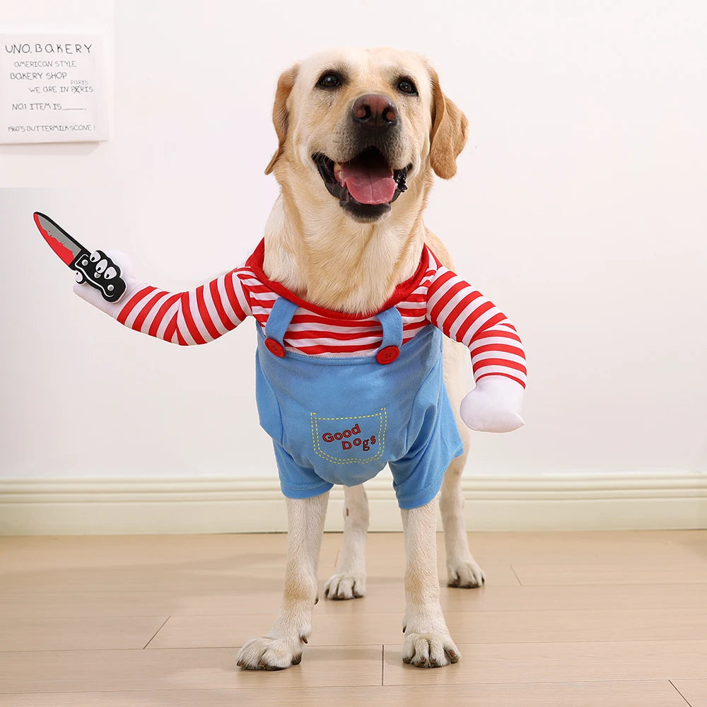 Scary Funny Pet Knife Costume
