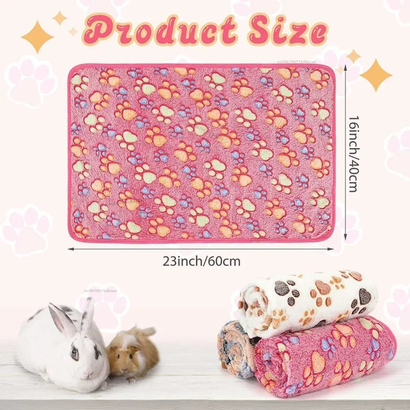 Soft Sleep Mat for Hamster Pet Pee Pad Puppy Kitten Blanket