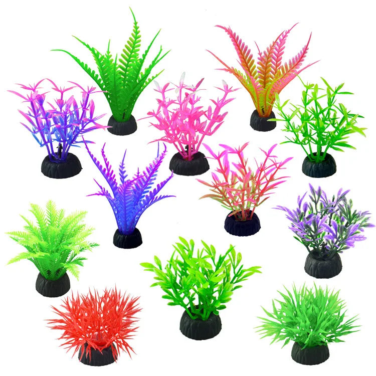 Aquatic Plants Simulation Water Weeds Ornament Fish Tank Grass