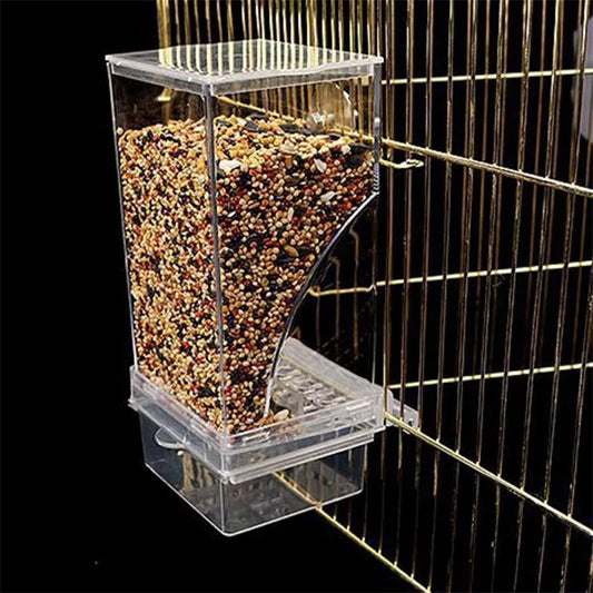 Acrylic No Mess Bird Feeders Automatic
