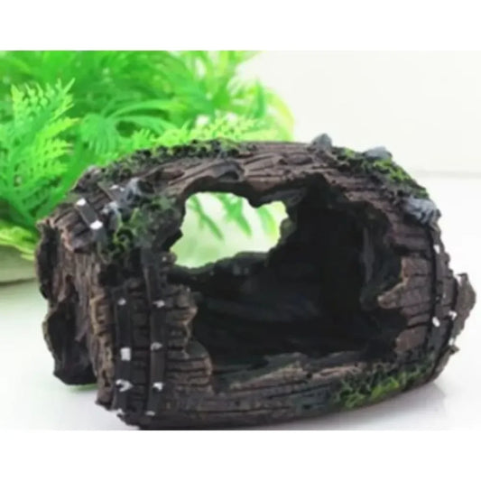 Aquarium Artificial Barrel Cave Resin Ornaments Decorations