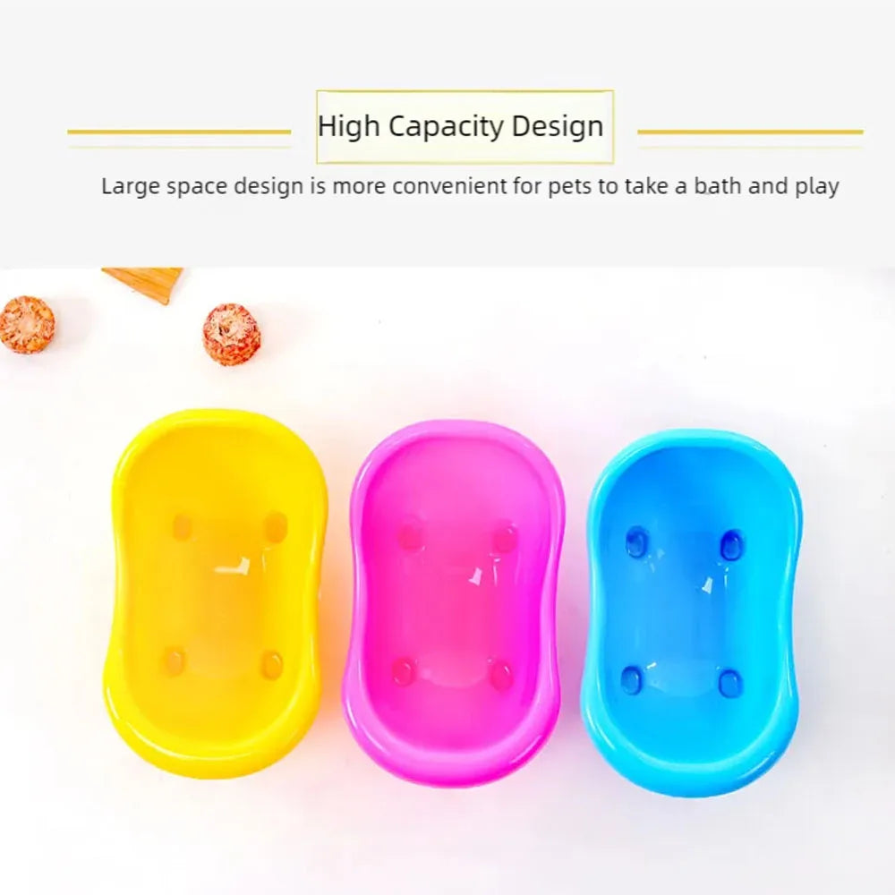 Pet Mouse Bathing Bathtub Plastic Bathtub Hamster