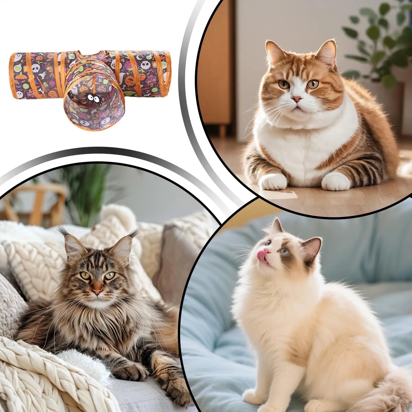 Gothic Pet Tunnel for Cats & Rabbits