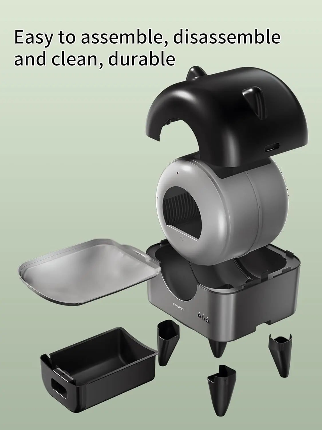 "95L Automatic Self-Cleaning Litter Box – Smart App-Controlled Cat Litter Box"