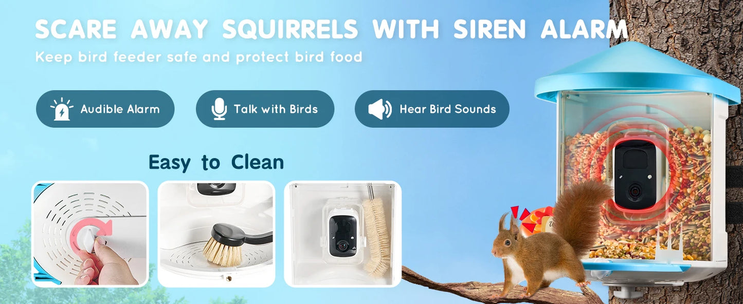 SucceBuy Smart Bird Feeder with Camera