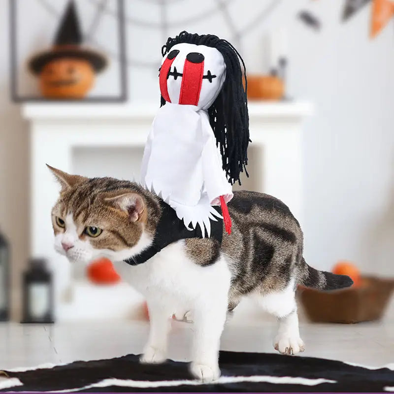 Scary Dog Halloween Costume Rider