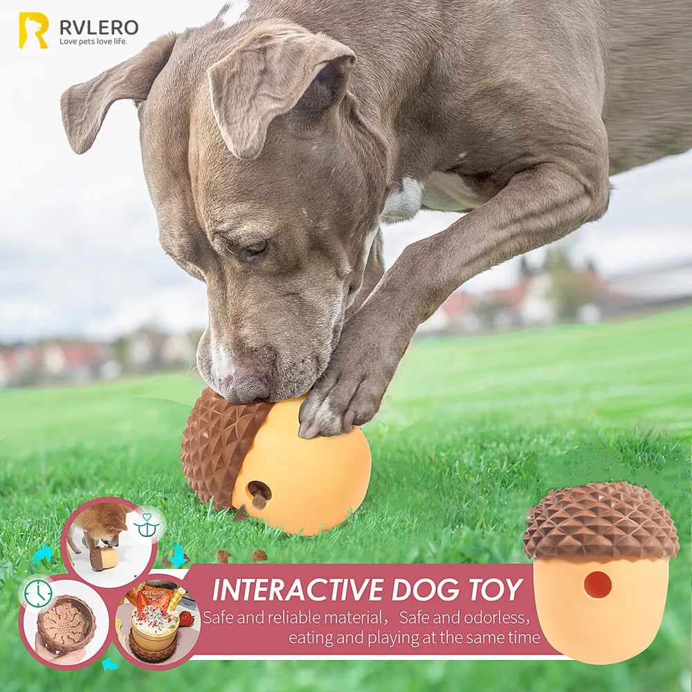 New Dog Toys Leaking Food Ball Funny Interactive Pet Slow Feeder Bowl Puzzle Toy Pet Tooth Cleaning Chew Toys Pet Supplies