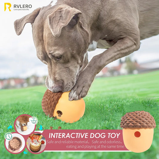 New Dog Toys Leaking Food Ball Funny Interactive Pet Slow Feeder Bowl Puzzle Toy Pet Tooth Cleaning Chew Toys Pet Supplies