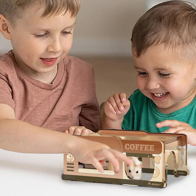 Pet House Play Activity Hamster Cage Hideout Toy