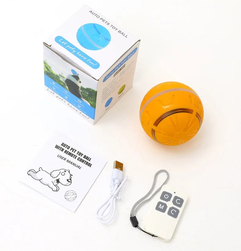 Remote Control Dog Toy Ball – Intelligent, Flash & Rechargeable Pet Toy