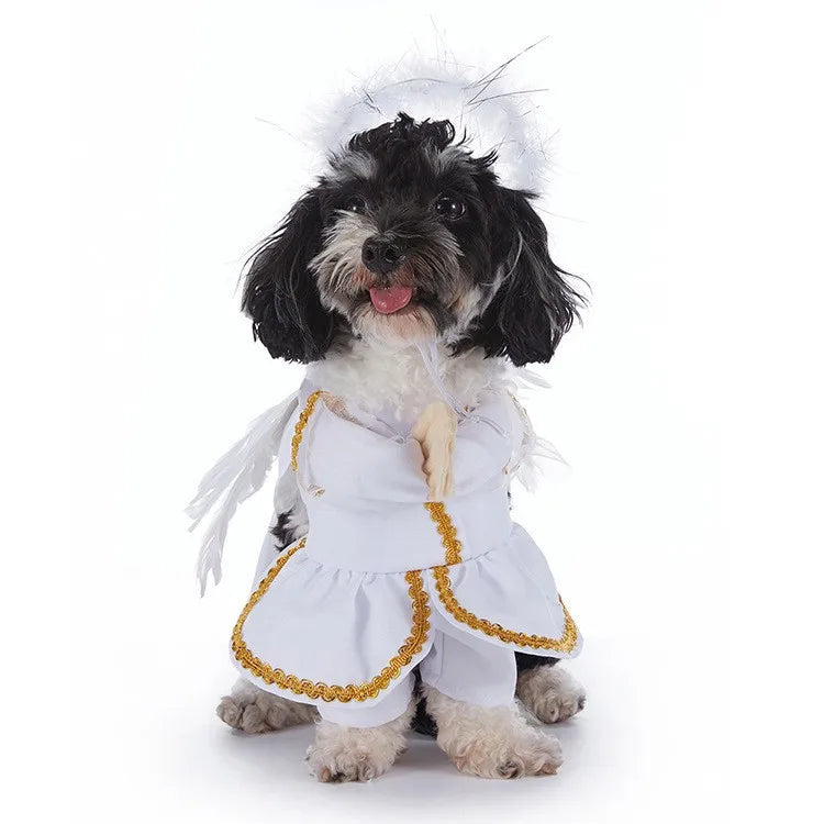 Pet Halloween Party Costume with Hat