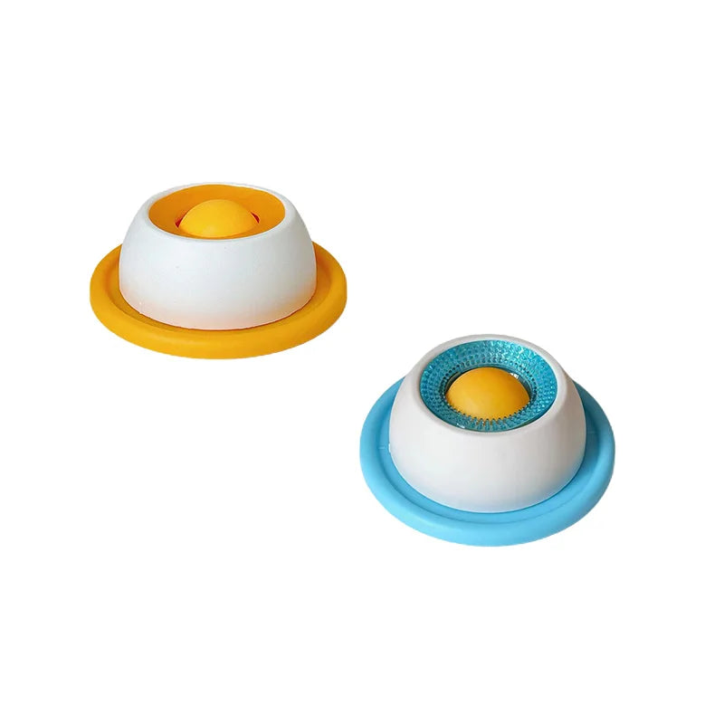 Yogurt Licking Plate Anti-spill Slow Feeder for Dogs Cats Teasing Bite Resistant Toy Interactive Snack Bowl Pet Licking Mat