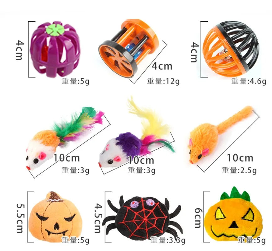Hide & Seek Cat Tunnel Halloween Toys