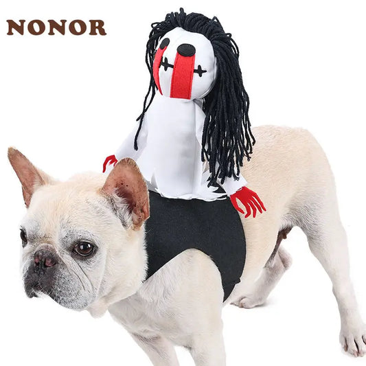 Scary Dog Halloween Costume Rider