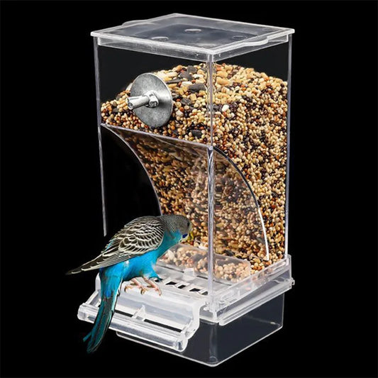 Acrylic No Mess Bird Feeders Automatic