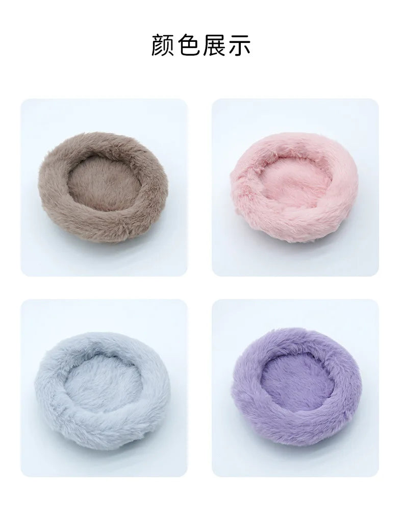 Hamster Bed Pad Pet Nest Plush Soft Warm Cotton