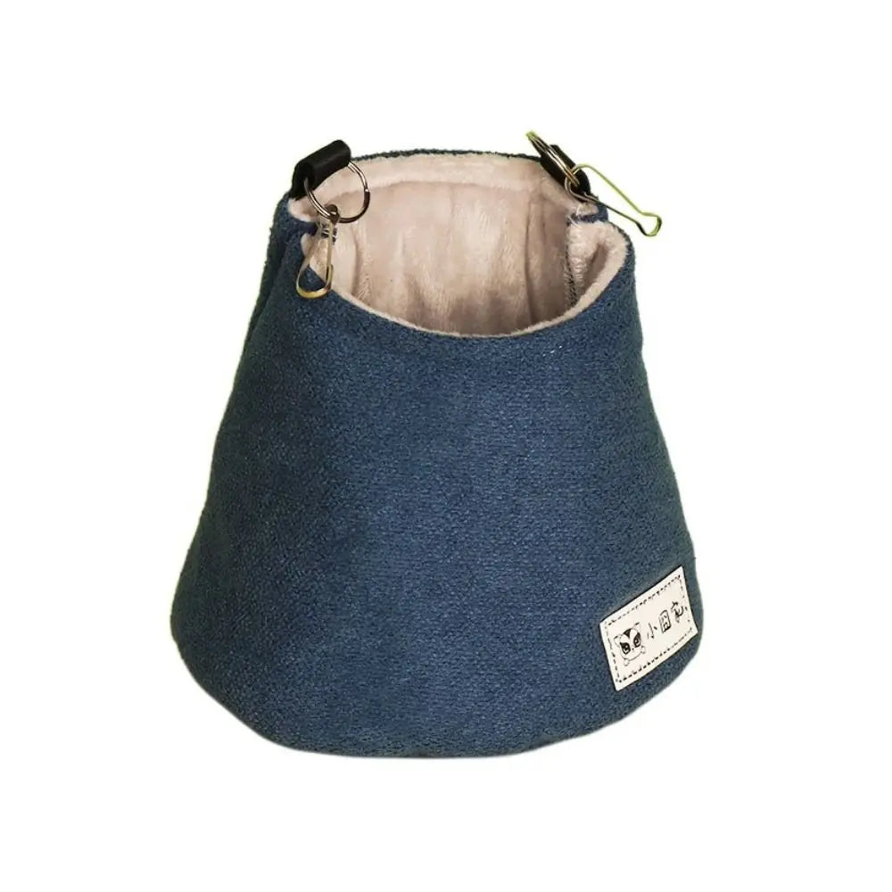 Opening Winter Sugar Glider Pouch Cloth/Plush Soft Squirrel Bed Cage with Hook Comfortable