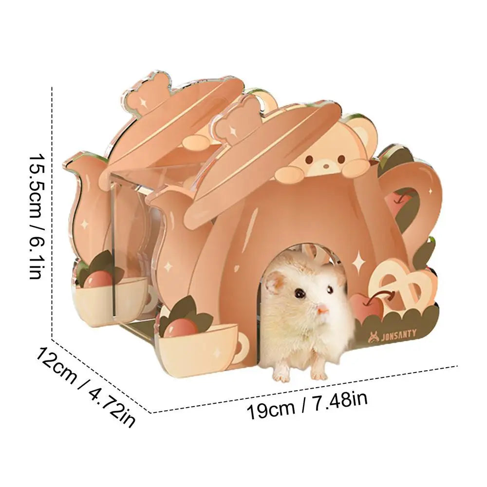 Pet House Play Activity Hamster Cage Hideout Toy
