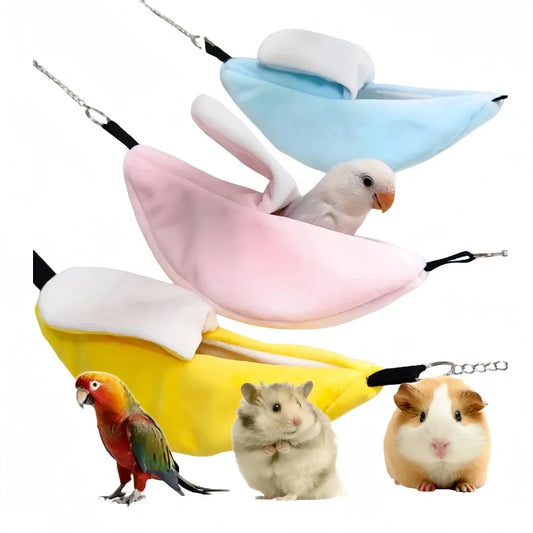 Hamster Soft Warm Bed Rat Hammock Parrot Squirrel Winter