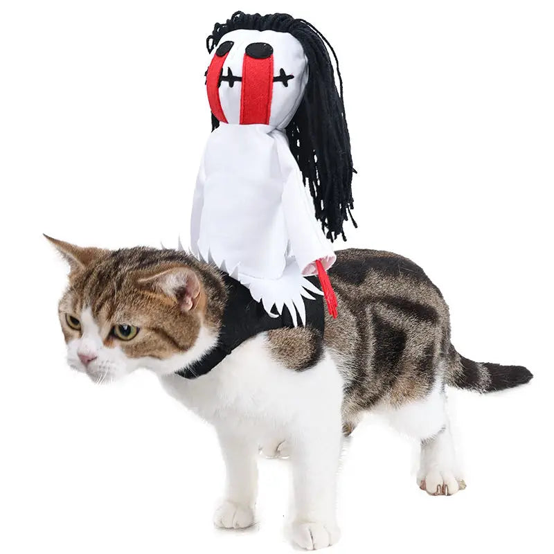 Scary Dog Halloween Costume Rider