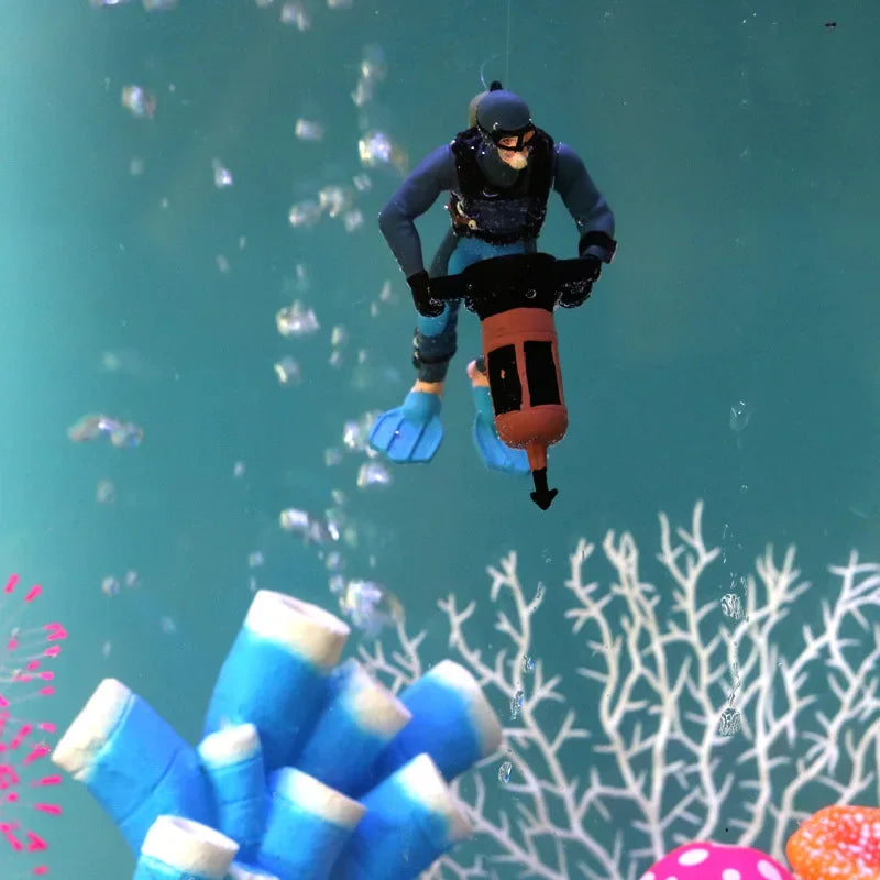 Diver Figure Diving Model Action Figure Miniature Sea Animal