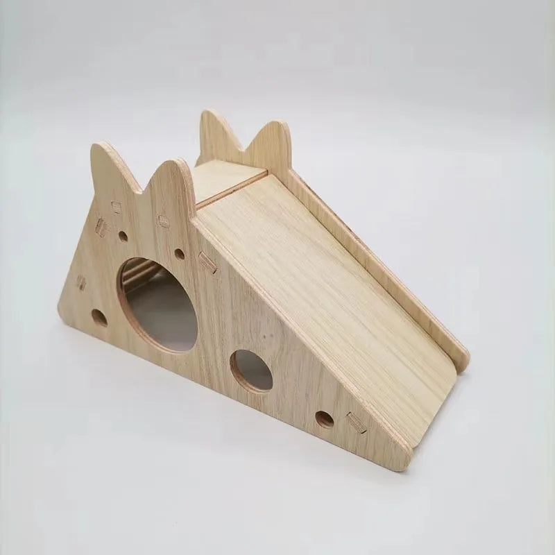 Hamsters House DIY Wooden Gerbil Hideout Bridge