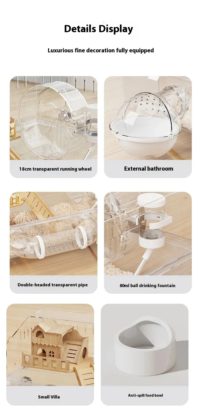 Hamster Luxury Villa Transparent Large