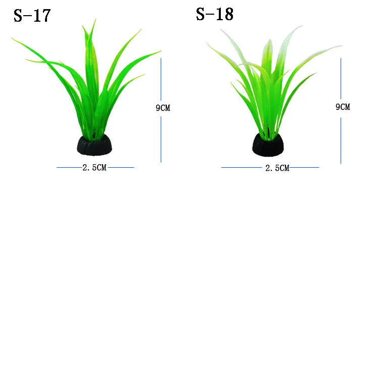 Aquatic Plants Simulation Water Weeds Ornament Fish Tank Grass