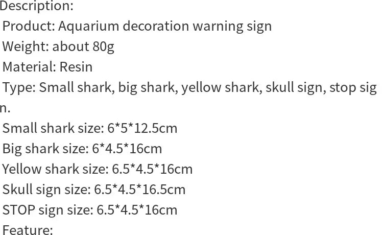 Resin Aquarium Decoration Ornaments