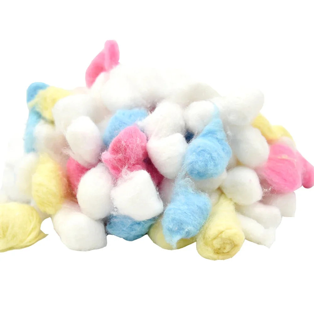 Colorful Winter Keep Warm Cotton Ball Cute Cage House Filler