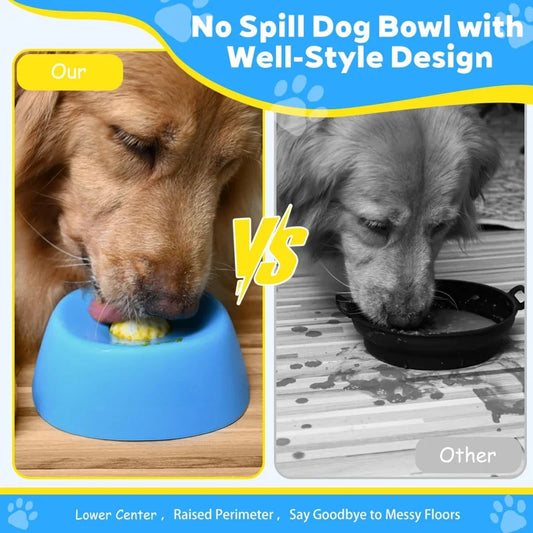 "Slow Feeder Dog Lick Bowl – Anti-Choke, Non-Slip 3/4 Cup"