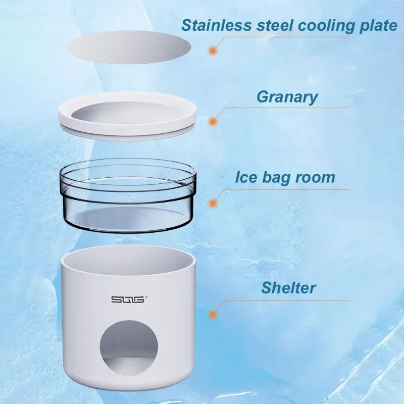 Hamster Ice House Golden Bear Shelter House Summer Coolness