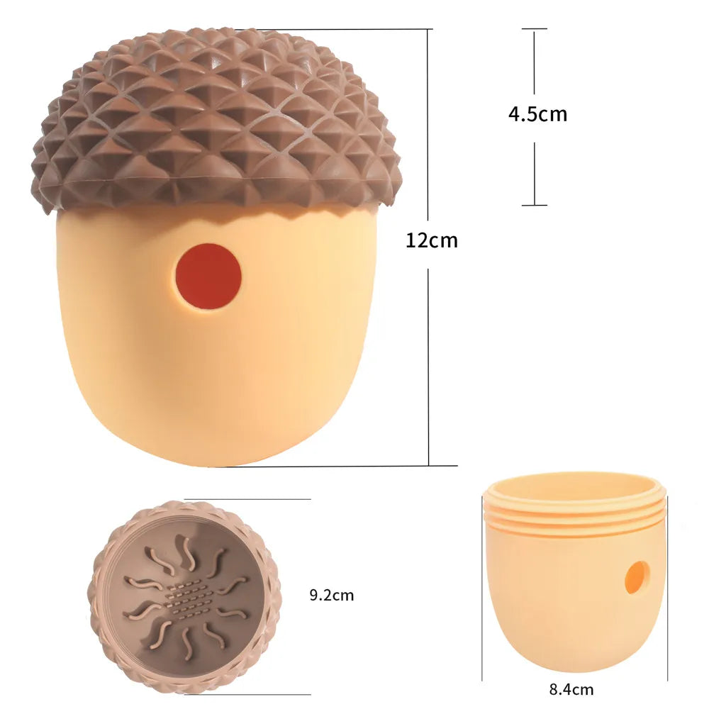 New Dog Toys Leaking Food Ball Funny Interactive Pet Slow Feeder Bowl Puzzle Toy Pet Tooth Cleaning Chew Toys Pet Supplies