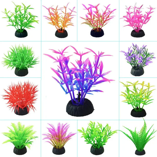 Aquatic Plants Simulation Water Weeds Ornament Fish Tank Grass