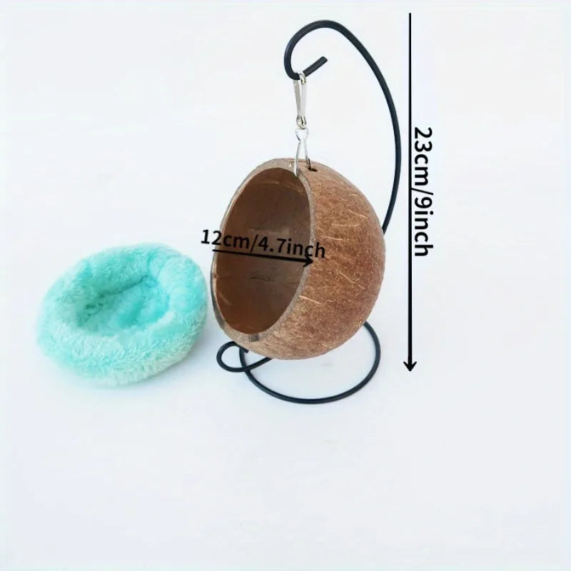 Hamster Toy Guinea Pig Golden Silk Bear Hanging Nest Cotton Nest Sleeping Room
