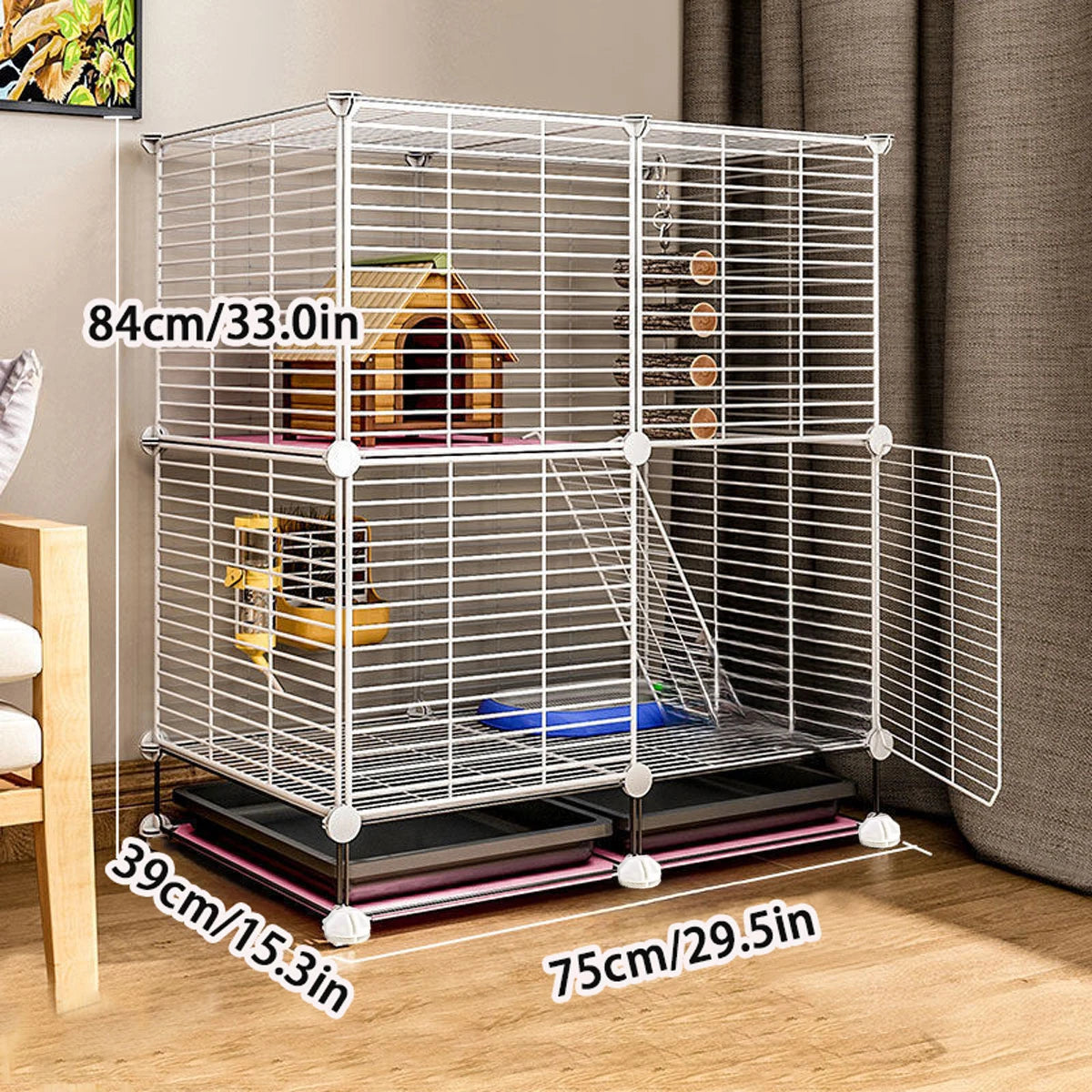 Squirrel sugar glider special cage for raising flower branch hamster