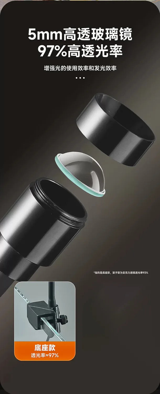 USB-Powered Mini Spotlight for Small Aquariums