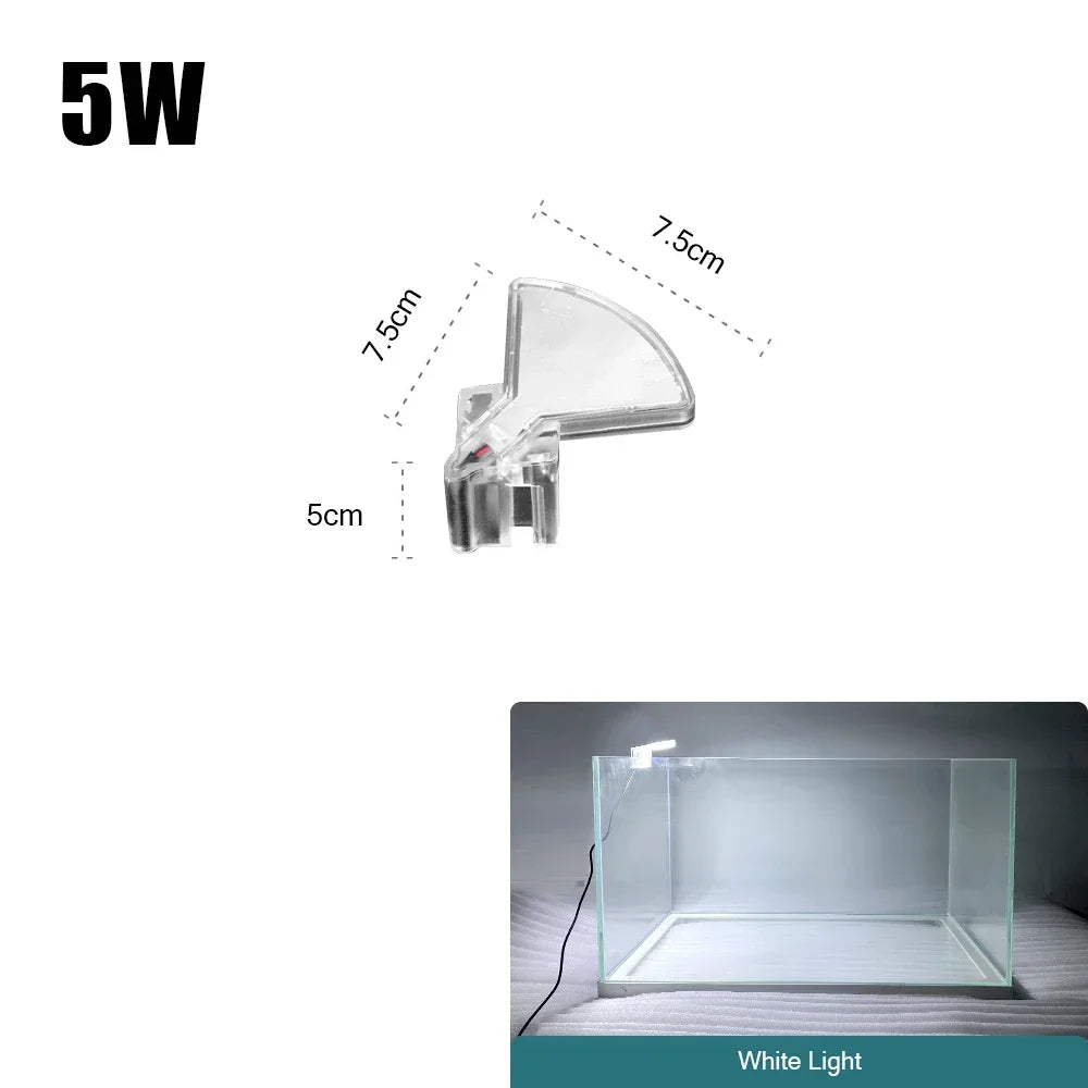 Aquatic Plant Lighting Waterproof Clip-on Lamp For Fish Tank Plants Grow Light