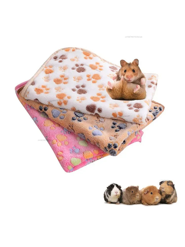 Soft Sleep Mat for Hamster Pet Pee Pad Puppy Kitten Blanket