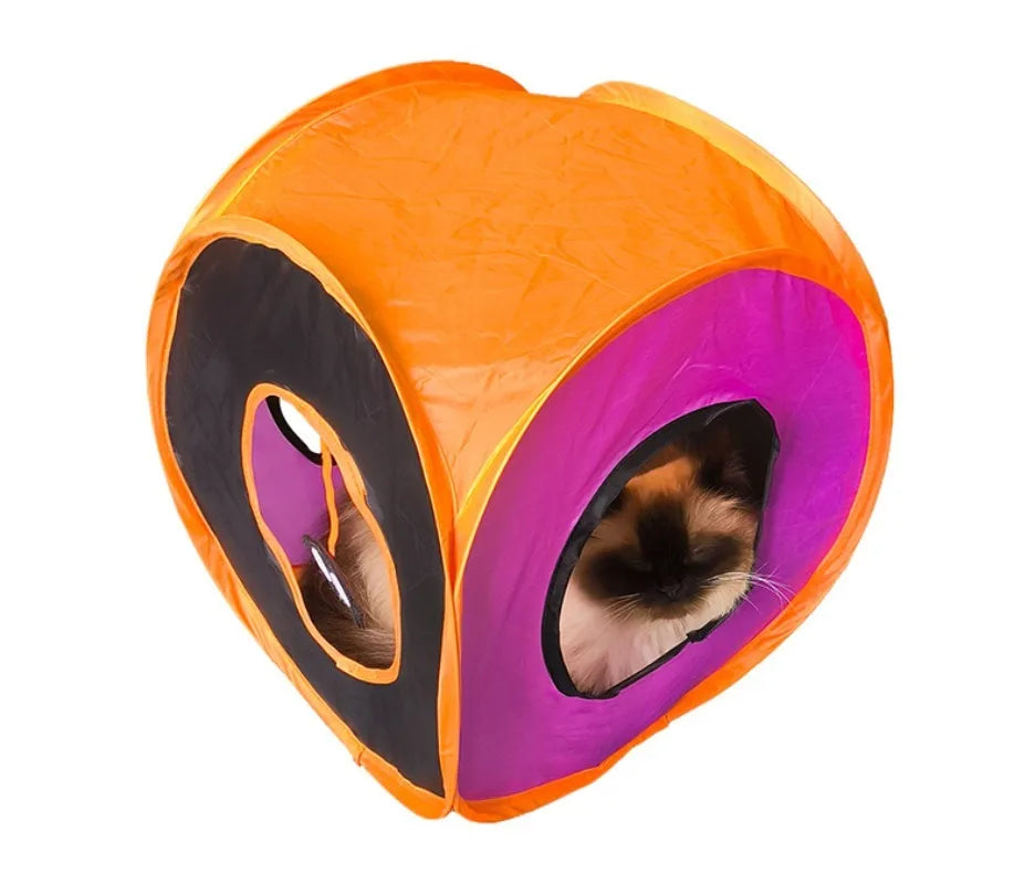 Hide & Seek Cat Tunnel Halloween Toys
