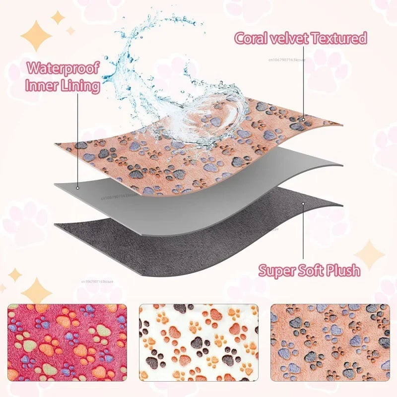 Soft Sleep Mat for Hamster Pet Pee Pad Puppy Kitten Blanket