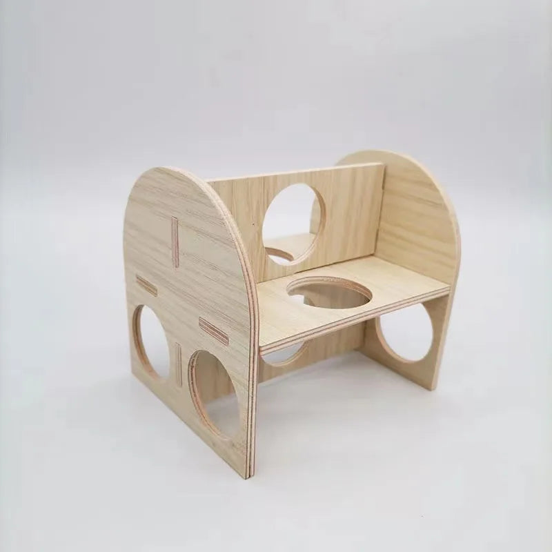 Hamsters House DIY Wooden Gerbil Hideout Bridge