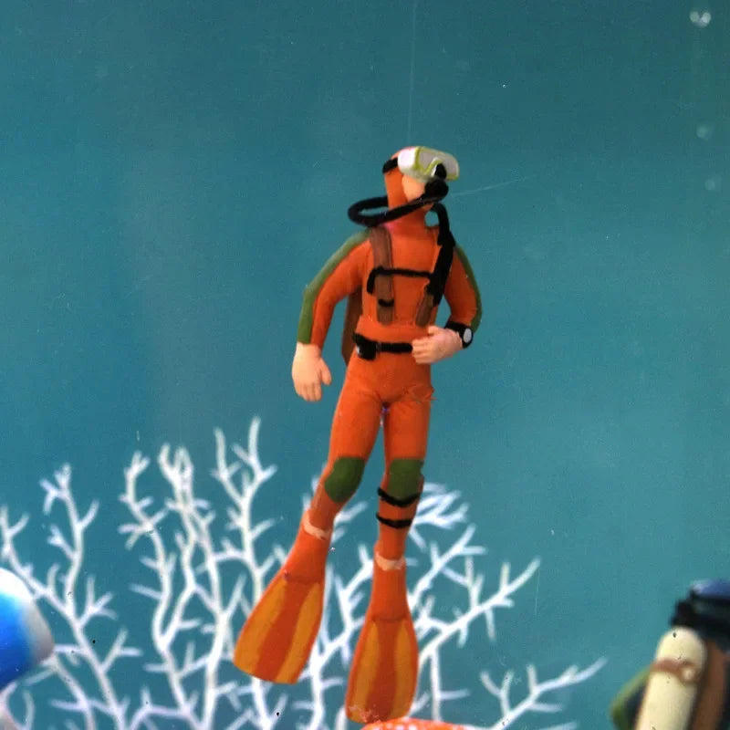 Diver Figure Diving Model Action Figure Miniature Sea Animal