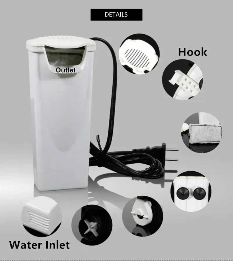 Fish Tank Low Water Level Filter Oxygen Pump